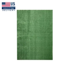 6 ft x 8 ft Emerald Green Artificial Grass Rug, UV Stabilized, 8 mm Pile Height