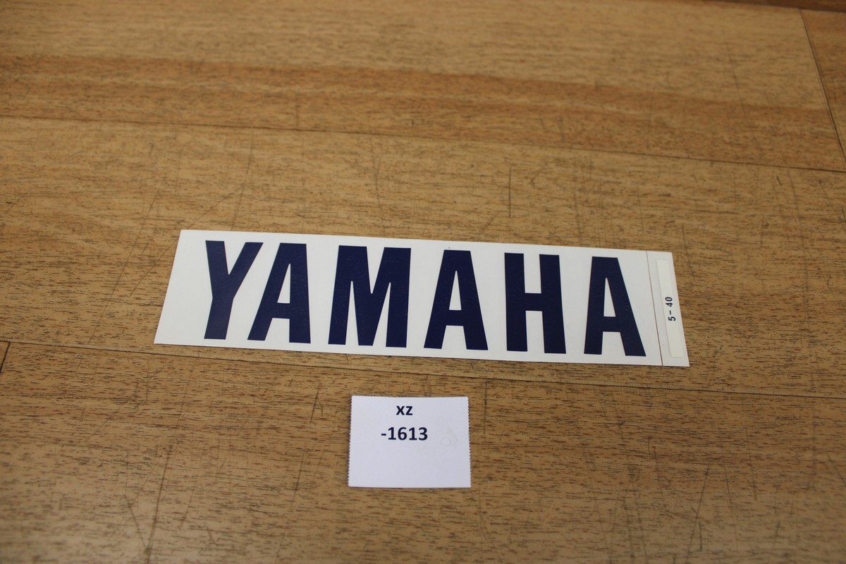 Yamaha 99253-00040 Emblem, Yamaha NOS NEU genuine xz1613 | eBay