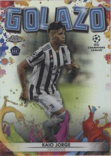 2021-22 Topps Chrome UEFA Champions League Base #44 Kaio Jorge RC