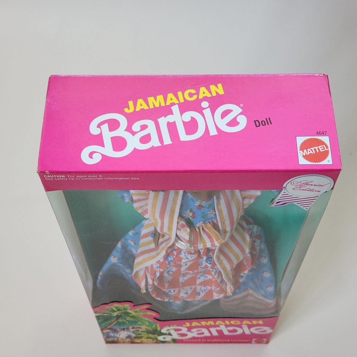 VINTAGE 1991 MATTEL JAMAICAN BARBIE DOLL OF THE WORLD # 4647