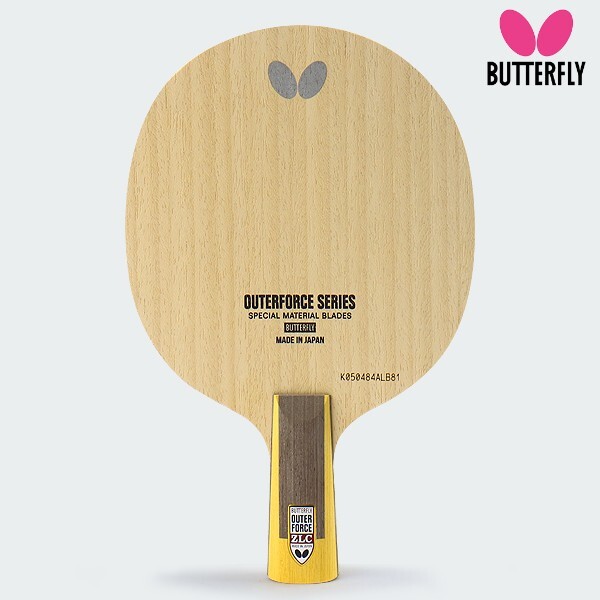 Лопасти ракетки для настольного тенниса Butterfly Outerforce ZLC CS Shakehand 158x150x5,9 мм