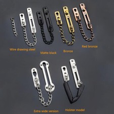 Heavy Stainless Steel Door Chain Slide Safety Lock Security Guard Catch Latch