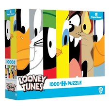 Looney Tunes Sliced Jigsaw Puzzle 1000 Pieces Tweety Taz Bugs Bunny Daffy Marvin
