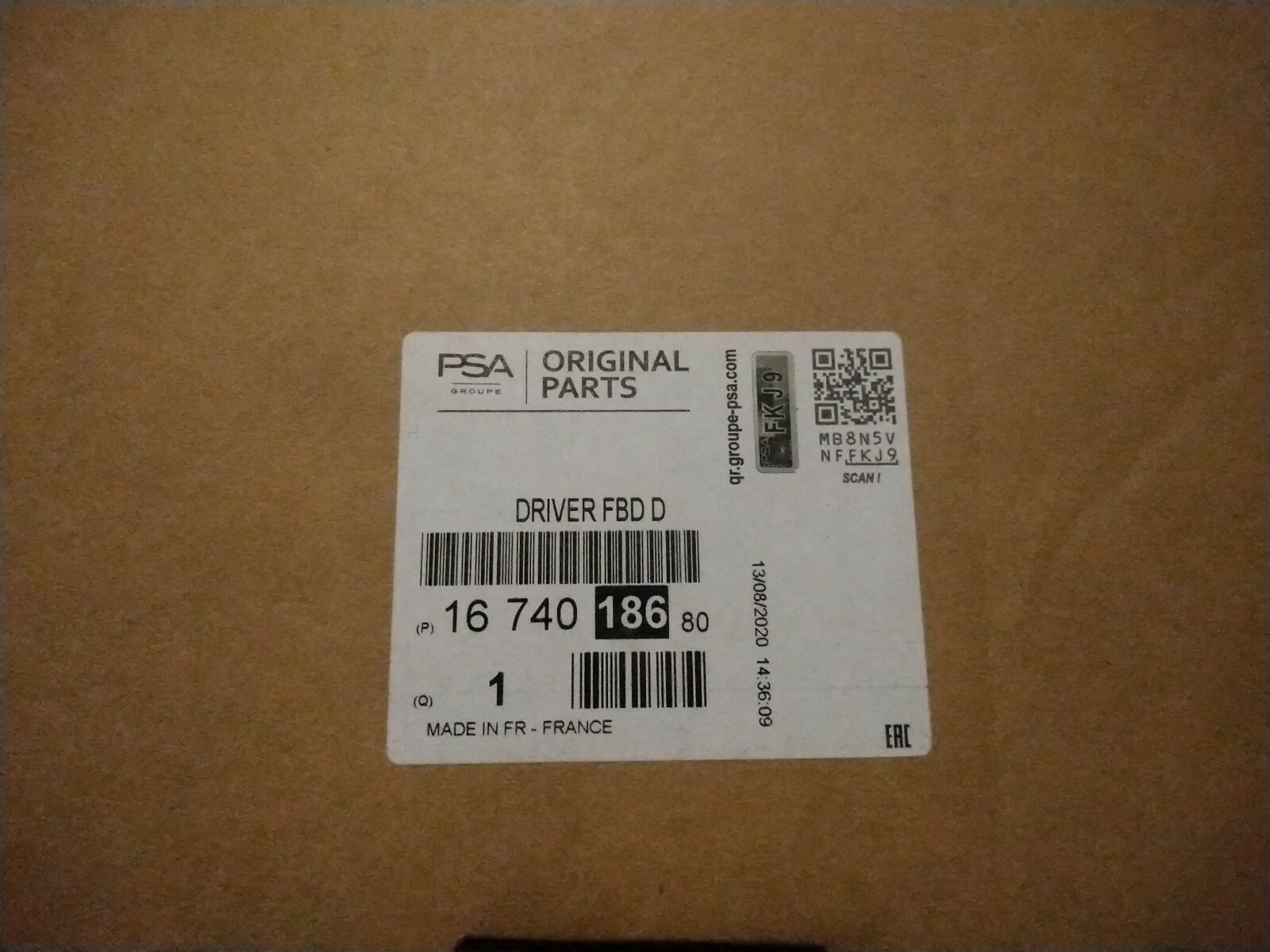 Genuine Peugeot 3008 2019 OS RH Drivers Side Headlamp Control 