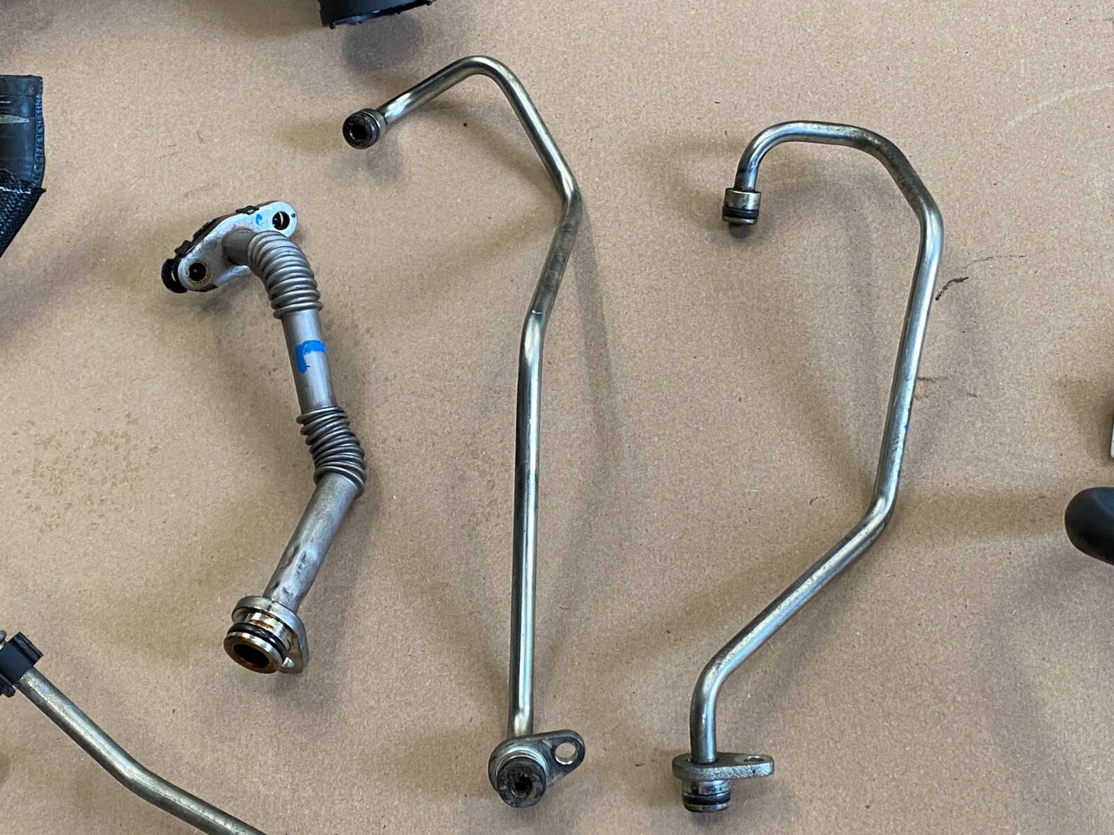 17 18 Maserati Levante AC Coolant Oil Cooling Hose Tube Pipe Set 3.0L 1442 OEM