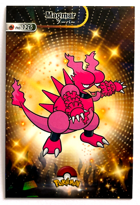 shiny magmar pokemon card Magmortar 020/172 & Electivire 047/172  Stars  Rare  Set of 4 Pokmon Cards  Electabuzz Toys this card is the perfect way to showcase your collection. Magmar (Space-Time Smackdown 23) -