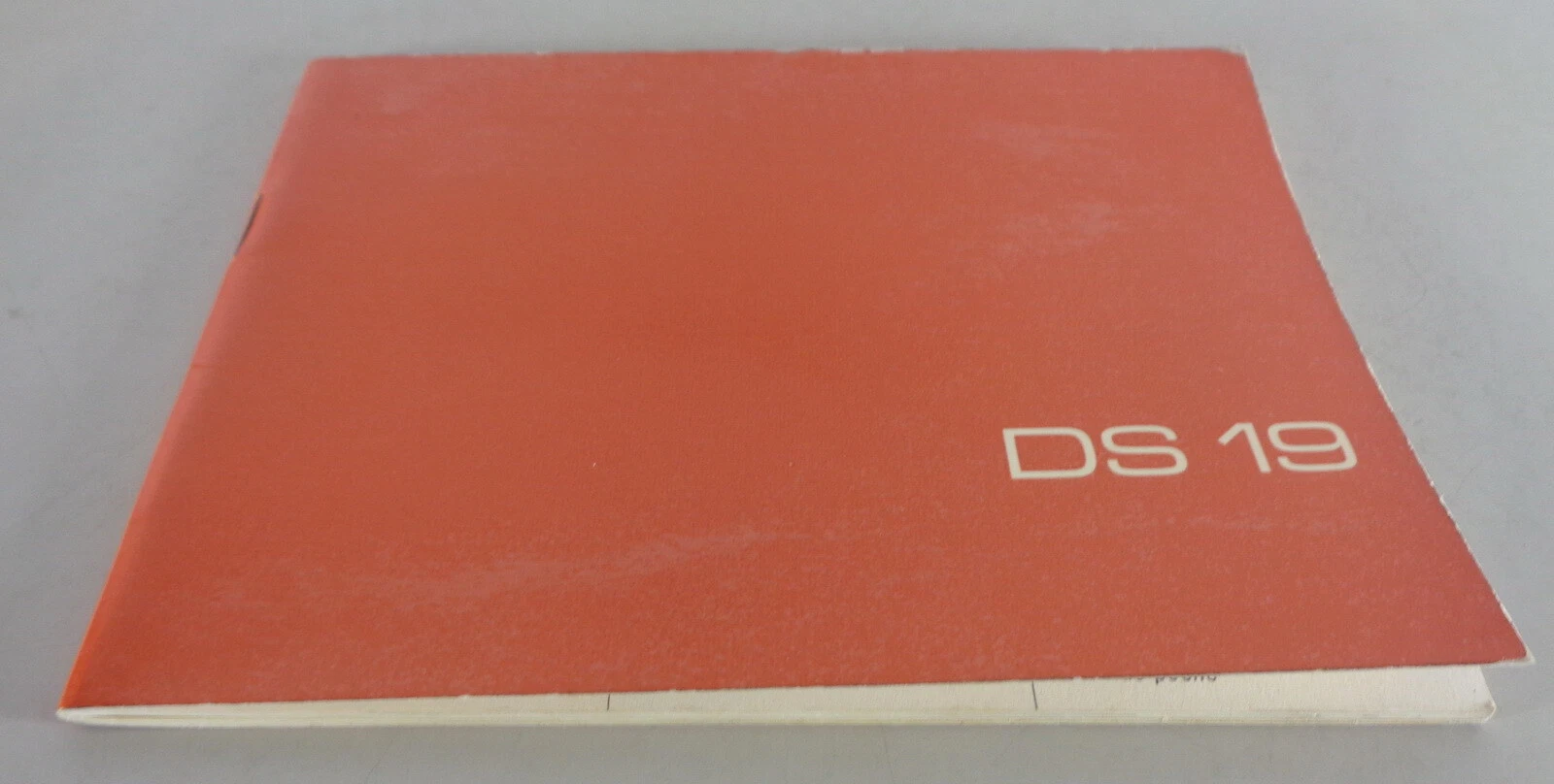 User Manual / Instruction Manual Citroen DS 19