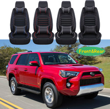 Car Seat Covers 25-seater Pu Leather Full Set Front Rear For Toyota 4runner Car Seat Covers 25-seater Pu Leather Full Set Front Rear For Toyota 4runner