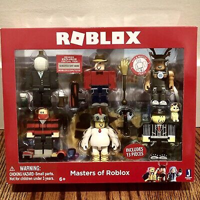 Roblox Series 1 Masters of Roblox 6 Pack Figures Virtual Code 13 pieces ...