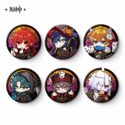 Official Genshin Impact Mihoyo Weird Crossover Theme Badge 
