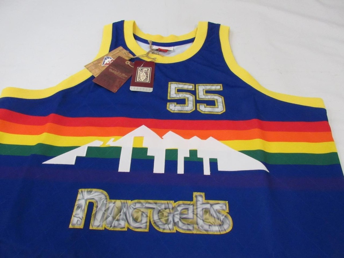 Mitchell & Ness デンバー ナゲッツ ムトンボ 55番 ジャージ Dikembe Mutombo #55 Nuggets Mens Mitchell & Ness Swingman