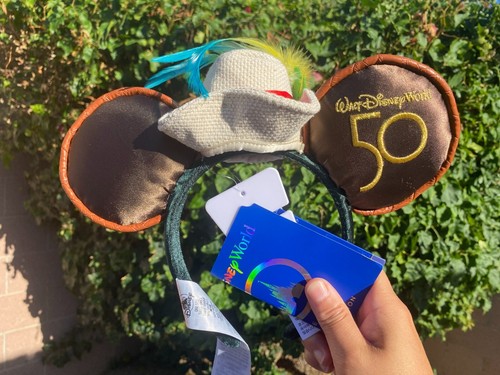 Disney World 50th Mickey Enchanted Tiki Room Main Attraction Headband Ears NEW - Bild 4 von 4