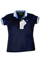 Smartpak Piper Short Sleeve Polo Shirt, Ladies XS, Blue, Horse Riding, NWT