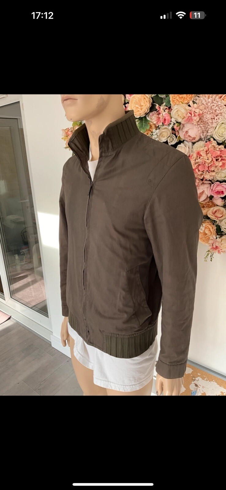 FILA N.1 Saville Row Gieves Harrington Giacca Cappotto Sartoriale a Re Carlo Taglia Med