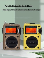 HRD-701 Full Band Radio FM/MW/SW/WB Radio Receiver Bluetooth Music Player