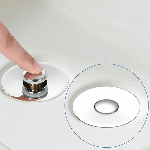 Basin Core Bounce Drain Filter Pop Up Bathroom Sink Plug Stopper Water Filter - Picture 2 of 10