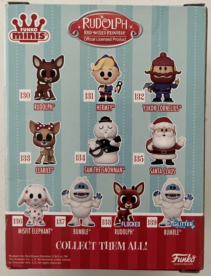Funko Minis Rudolph the Red Nosed Reindeer - Figures #130-139 Buy3+=FreeShipping - Image 2 of 4