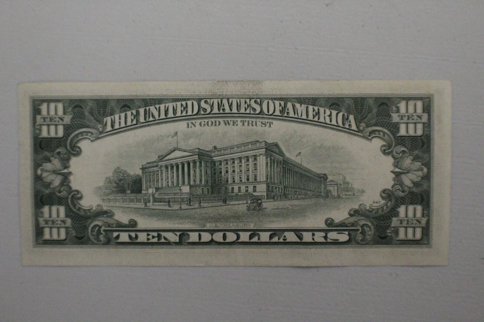 1974 $10 Federal Reserve Star Note AU / CU Philadelphia - Image 4 of 4