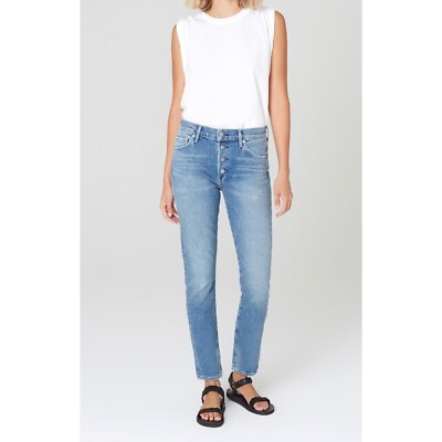 Citizens of Humanity Skyla Mid Rise Cigarette Jeans in Caravan Size 31