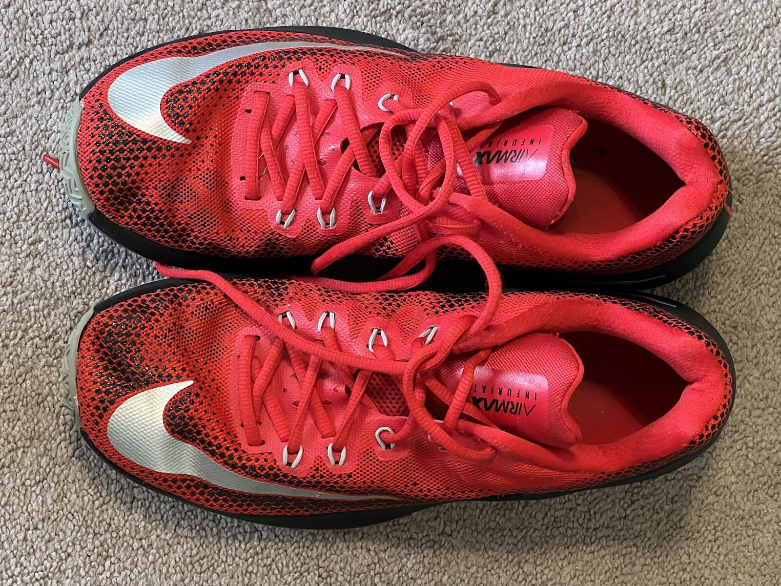 nike air max infuriate low red