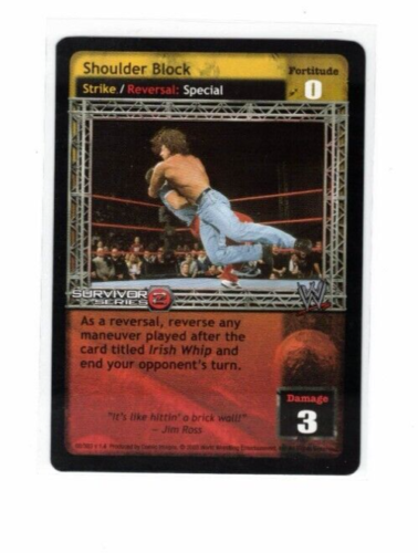 WWE Raw Deal Card: Shoulder Block SS2- Triple H - Picture 1 of 1
