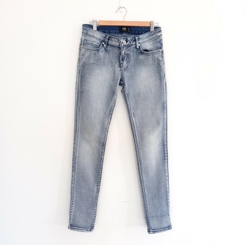Light Wash Denim Jeans Stretch 