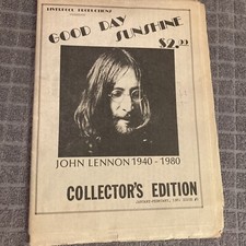Vintage -Good Day Sunshine Issue #1 John Lennon 1940-1980 Collector&rsquo;s Issue
