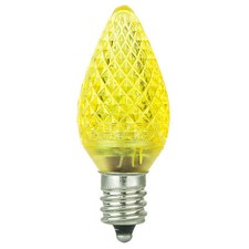 Paquete de 6 Bombillas LED Color C7 Luz Nocturna Navidad ROJO, AZUL, VERDE, AMARILLO O BLANCO