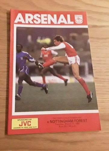 Arsenal 1986/87 Selection of Home League Programmes from menu Away Teams N-W - Picture 2 of 12