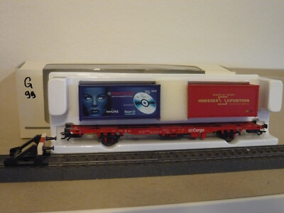 Märklin	H0	47703	 Cargo Containerwagen	MAKROLON Bayer+HINDERER Spedition (G99)