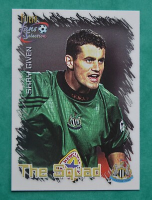 1999 FUTERA - SHAY GIVEN - NEWCASTLE UNITED THE SQUAD No 28