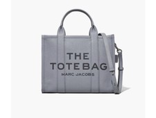 Marc Jacobs Tote  Medium Hand Bag Strap BNWT Full Leather Wolf Grey Multi
