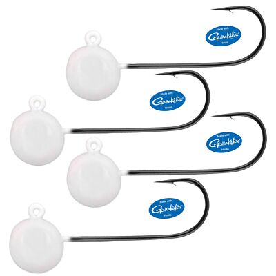 Spro Freestyle Micro Jig 22 Glow white - 4 Jigköpfe zum Spinnfischen, Bleiköpfe