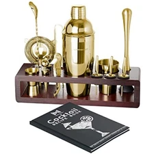 Modern Mixology Cocktail Shaker Set - 24 Piece Stainless Steel Bartender Kit