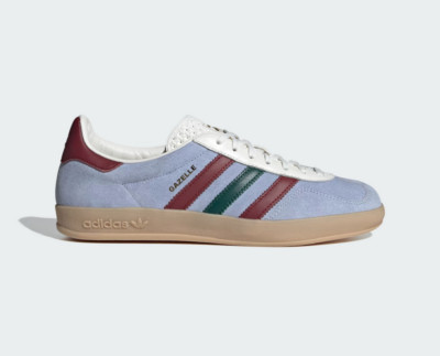 Adidas Gazelle Indoor Blue Dawn Burgundy Men's IG4994