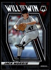Jack Morris 2021 Panini Mosaic Baseball # WTW2 Minnesota Twins Will To Win
