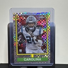 2024 Topps Chrome Football Jonathon Brooks 1974 Throwback X-Fractor RC Z100
