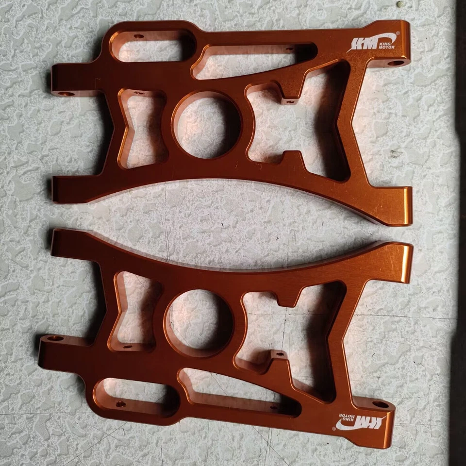 Braço inferior traseiro de liga laranja ajuste 1/5 RC Buggy HPI BAJA Rovan KM 5B 5T 5SC - Imagem 3 de 3