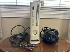 Microsoft Original Xbox 360 White Only - For Parts With Power Cord  Video HDTV
