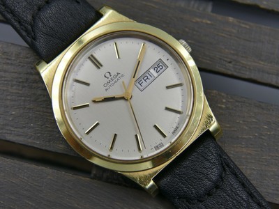 70's vintage watch mens Omega automatic cal. 1020 ref. 166.0169 gold pl  36mm | eBay