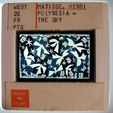 Henri Matisse "Polynesia - The Sky" 1946 Art 35mm Glass Slide