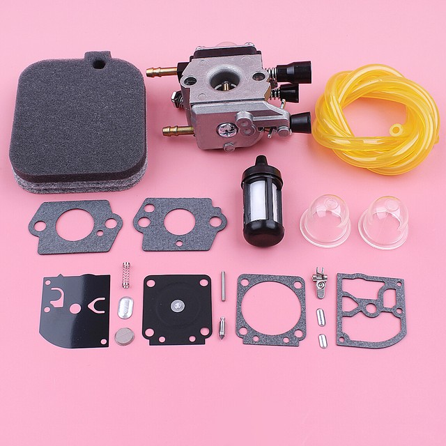 Carburetor Carb Repair Kit For Stihl BG45 BG55 BG65 BG85 w Air Fuel
