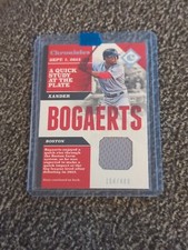 2017 Panini Chronicles - Swatches #CS-XB Xander Bogaerts /499 (MEM) Red Sox