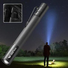 2-3h Outdoor Flashlight with Adjustable Focus& Bright LED Portable in The Car