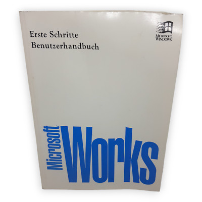 Microsoft Works 1991 Erste Schritte Benutzerhandbuch Anleitung Computer Programm