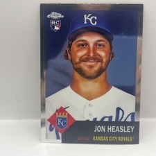 2022 Topps Chrome Platinum Anniversary Jon Heasley RC #266 Kansas City Royals