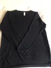 Rina Rossi Black Sweater With Shawl Size Large 10