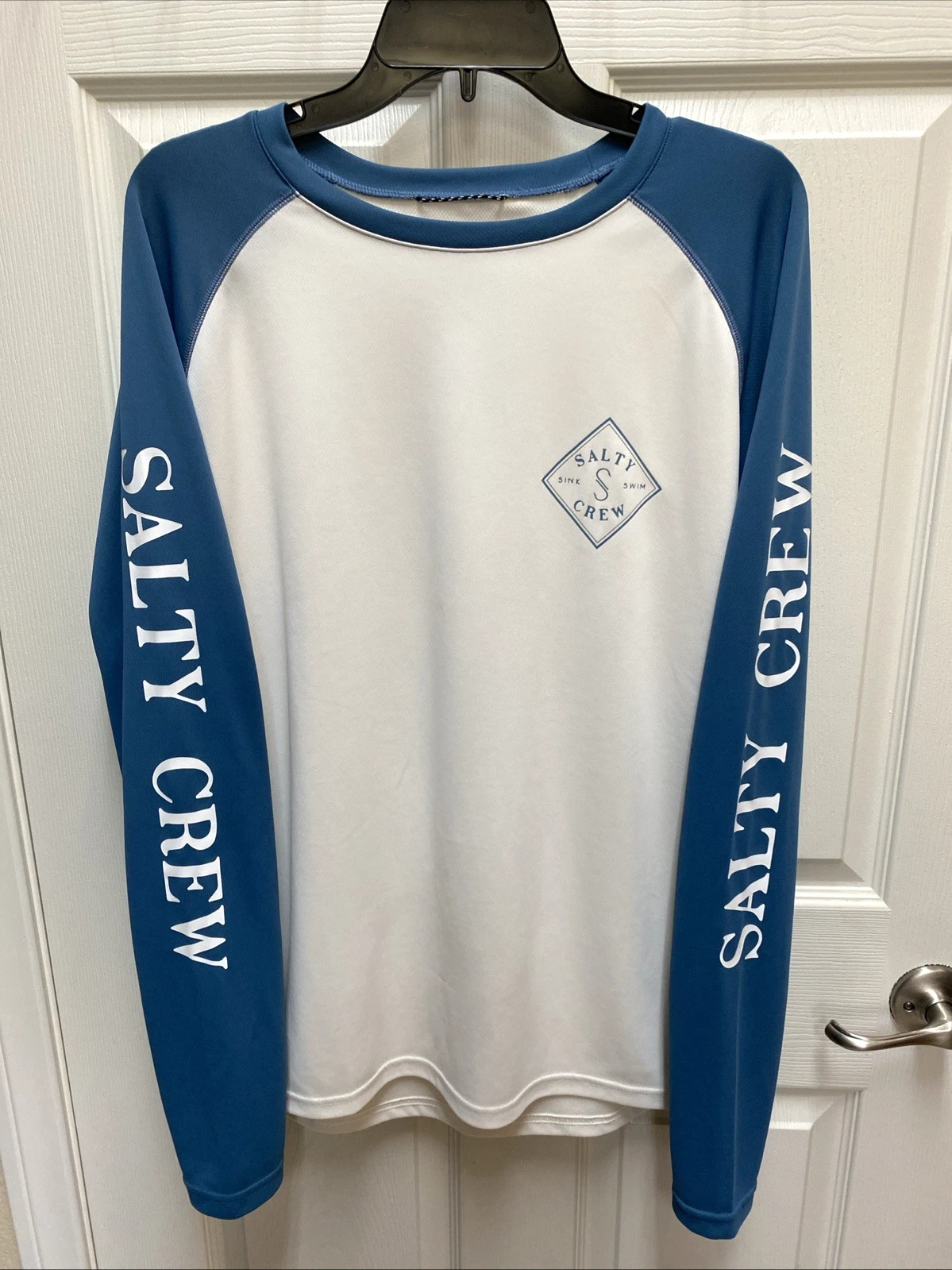Salty Crew Pinnacle + Long Sleeve Fishing Shirt size L