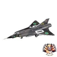 NEUF Hasegawa 1/72 Swedish Air Force J35F Draken Plastic Model E48
