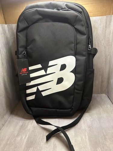 New Balance Logo Backpack Black/White NEW With Tags, Free Shipping/ A31 - Picture 3 of 6